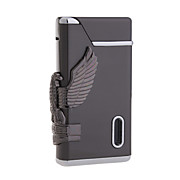  Windproof Metal Oil Lighter With Green LED Light