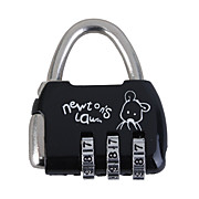  Cute Bandbag-Sharped Combination Padlock (Black)