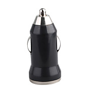  700mA Car Cigarette Powered USB Adapter/Charger (DC 12V/24V)-Black