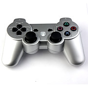  Rechargeable USB DualShock 3 Wireless Controller for Playstation 3/PS3 (Silver)