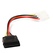  4P IDE to 15P Serial ATA SATA Power Adapter Cable