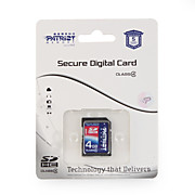  4GB PATRIOT SDHC Memory Card (Class 4)