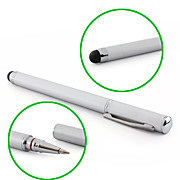  Touchscreen Writing Stylus with Ball Pen for iPad, iPhone, Playbook, Xoom and P1000 (Silver)