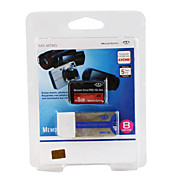 8GB Memory Stick Pro-HG Duo Memory Card and Adapter