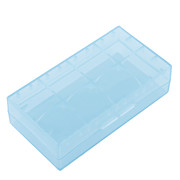  18650 soporte de plástico caso de caja de almacenamiento (azul)