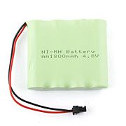  1800mAh 4.8V AA Ni-MH Rechargeable Battery Set (4-pack)