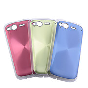  CD Grain PC Plus Aluminium Cell Phone Cover Case For HTC Desire S(multicolour)