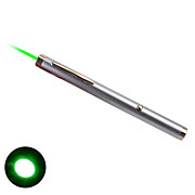  Steel Green Laser Pointer Pen With Gold Edge(Include 2 AAA batteries)