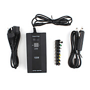  Adaptador de energia 100w laptop de 3 peças kit (15v-24v de saída)