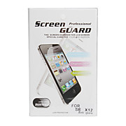  Crystal Clear Anti Glare LCD Screen Protector With Cleaning Cloth for Sony Ericsson X12