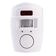  105dB Security Alarm Siren with IR Motion Detector and Dual Arm/Disarm Remote Keychains