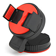  Car Windshield Swivel Mount Holder with Suction Cup for iPhone 4/4S/Cellphones - Black + Red