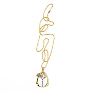  16GB Fruit Cup Style USB Flash Drive Necklace (Gold)