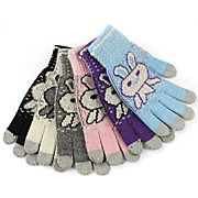  Cute Rabbit Touch Screen Gloves for iPhone, iPad and More (Color Assorted)