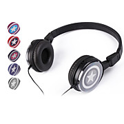  Star Pattern Style Stereo Headphones (Assorted Colors)
