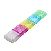  a prueba de agua de plástico transparente para el caso de baterías AA / AAA de la batería (5 pack de color al azar)