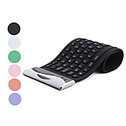  104 Key Flexible QWERTY USB Keyboard (Waterproof, Assorted Colors)