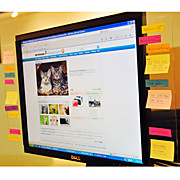  Message Board for Computer Screen (Transparent)