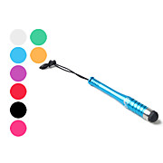  Aluminium Capacitive Stylus Pen with SIM Card Needle and 3.5mm Anti-Dust Plug Strap for iPad iPhone (Assorted Colors)