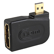  HDMI A Female to HDMI D Male 90 Degree Adapter