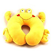  Crab Pattern Plush U-Shaped Pillow
