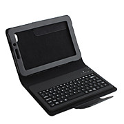  Keyboard with Slim Leather Case for Samsung Galaxy Tab 7.7" (Black)