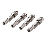  BNC Jack Connector for Electronics DIY Use (4 Pieces a Pack)