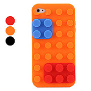 Jigsaw Style Protective Polycarbonate Case for iPhone 4S (Assorted Colors)