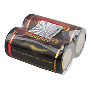  TrustFire Protected TF 18350 3.7V 1200mAh Rechargeable Li-ion Batteries (2-Pack)