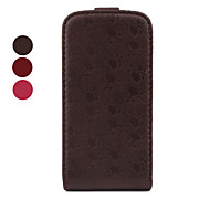  Flame Pattern PU Leather Case for iPhone 4 and 4S (Assorted Colors)