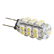  G4 5050 SMD 25-LED Warm White Light Car Bulb (DC 12V, Set of 2 pcs)