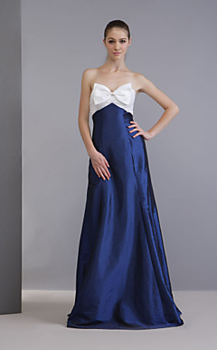 A-line Sweetheart  Floor-length Taffeta  Bridesmaid/ Wedding Party Dress