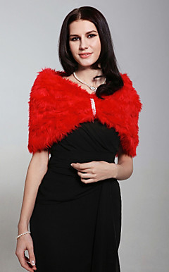 Faux Fur Special Occasion Wrap / Shawl