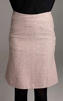 TS Flair Wool Blend Long Skirt