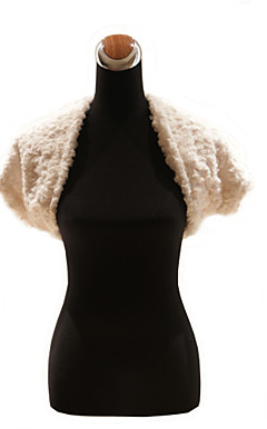 Elegant Faux Fur Wedding / Special Occasion Scarf / Wrap