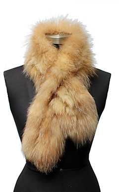 Elegant Fax Fur Party / Evening Scarf (Flere farger)