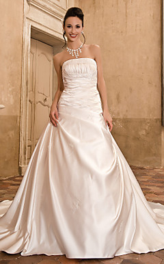 ATHENE - Robe de Mariée Satin