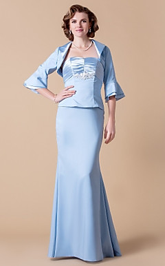 Stunning 3/4 Bell Sleeve Satin Wedding/Evening Jacket/Wrap (More Colors)