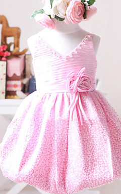 ZENZI - Vestido de Festa e Comunhão em Cetim e Tule