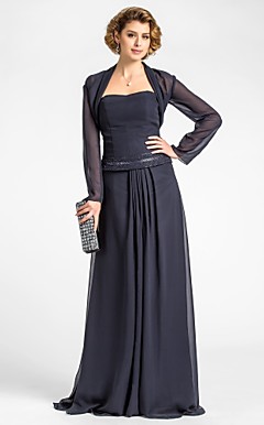NETTA - Moeder Van De Bruidjurk van Chiffon met Bolero