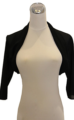 3/4 Sleeve Chiffon Evening/Casual Wrap/Jacket (More Colors)