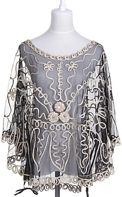 Nice Tulle Evening/Casual Poncho