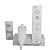  Blue Light Charge Station & 1800mAh Rechargeable Battery 2 in 1 (wiiFJ010) (Start From 50 Units)