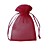  Steile, rote Organzabeutel Geschenktüten 8 * 10cm (sdbg149) (ab 500 Stück)-Versandkosten