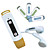  1GB USB Flash Drive MP3 Player / Yellow (YYP031)