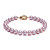  14k 6.5 - 7mm aaa lavande perle d'eau douce de trois pièces (16 / 7 in) (dszz104)