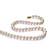  Gorgeous 14k White Freshwater Pearl Jewelry Set Including Necklace, Earrings And Bracelet