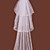  3 capas catedral boda velos (hsfj094)