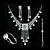  Magnificent Wedding Jewelry 4 piece Set (TYPJ019) (Start From 10 Units) Free Shipping