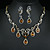  Extraordinary Rhinestone Wedding Jewelry 2 piece Set (TYPJ061) (Start From 3 Units) Free Shipping
